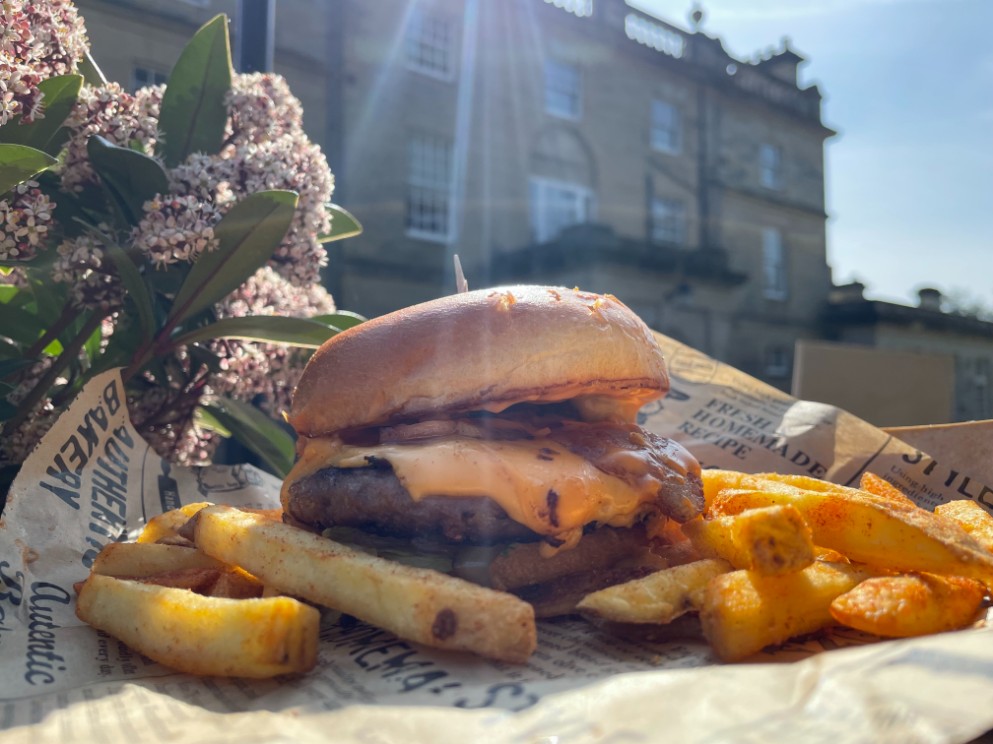 Burger and Chips in Acton
