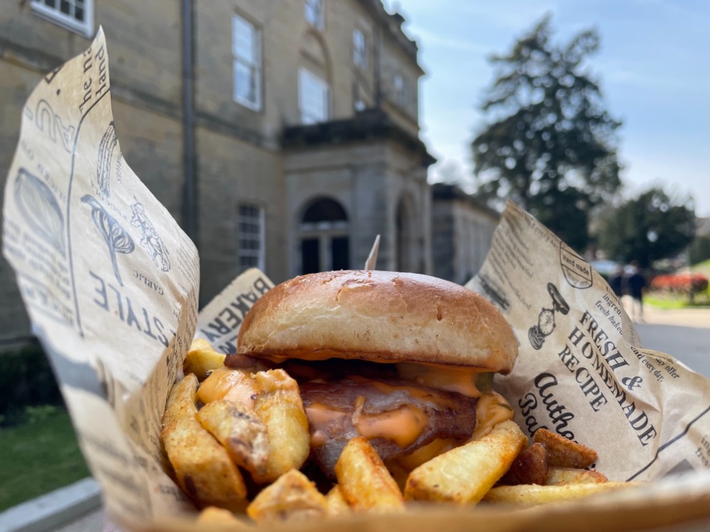 Burger and Chips in Bedhampton
